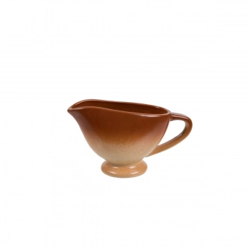 Σαλτσιέρα Διόνυσος Πυραντοχής Πορσελάνης Καφέ-Μπεζ Art Et Lumiere 140ml 09143