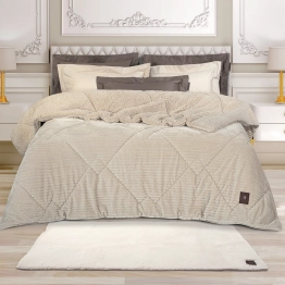 Χαλί Γούνινο Faux Fur 75x140εκ. Essential 3107 Εκρού Greenwich Polo Club