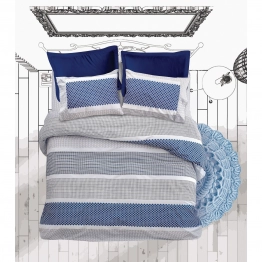 Σετ Παπλωματοθήκη Βαμβακερή Υπέρδιπλη 220x240εκ. Boho Makis Tselios