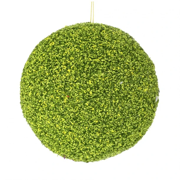 Χριστουγεννιάτικη Μπάλα Polyfoam Λαχανί Glitter 10εκ. iliadis 83510