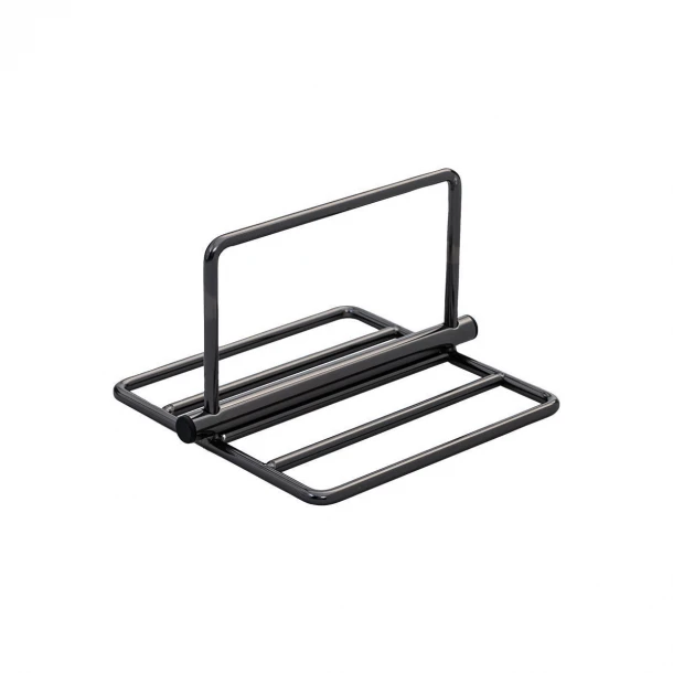 Χαρτοπετσετοθήκη Νίκελ Μαύρη 21,7x18,9x12,4εκ. Essentials Estia 01-7591