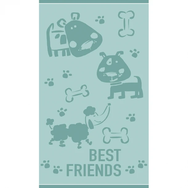 Πετσέτα Θαλάσσης Βαμβακερή Velour Aqua 70x120εκ. Puppy Lover Melinen 20004888