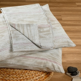 Σετ Σεντόνι Με 2 Μαξιλαροθήκες Polycotton Υπέρδιπλο Με Λάστιχο 160x200+32εκ. Fuji Pastel Casual Line Mini Melinen 20004850