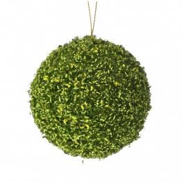 Χριστουγεννιάτικη Μπάλα Polyfoam Λαχανί Glitter 6εκ. iliadis 83486