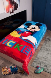 Κουβέρτα Μονή Βελουτέ 160x220εκ. Mickey 561 Disney Dimcol