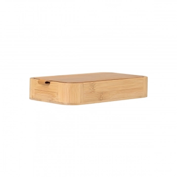 Κουτί Οργάνωσης & Αποθήκευσης 3 Θέσεων Με Καθρέπτη 23x13,5x4εκ. Bamboo Essentials Estia 02-35327