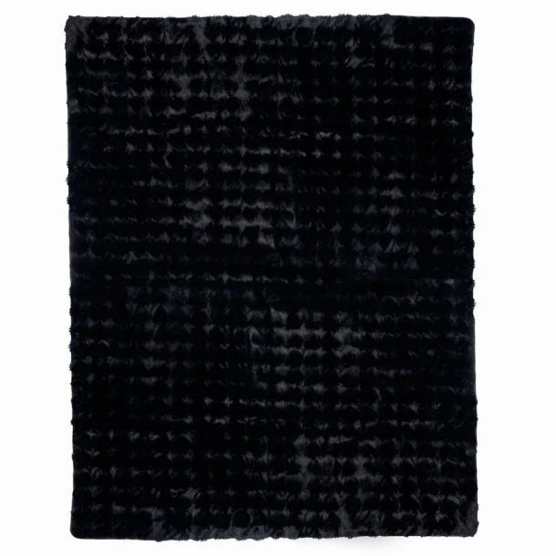 Χαλί Συνθετική Γούνα 180x240εκ. Μαύρο iliadis 91848