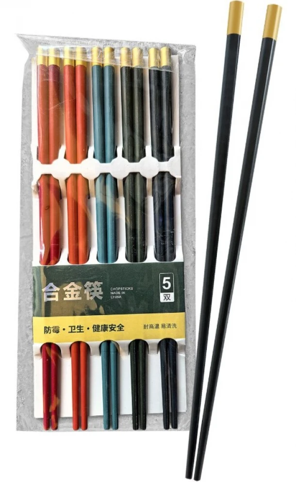 Σετ 5 Ζευγάρια Chopsticks Deluxe Homie 80-2199