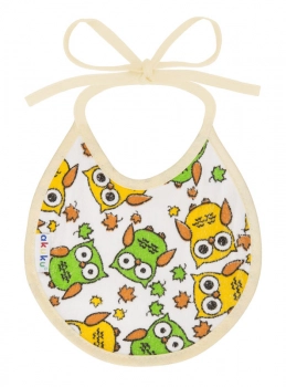 Σαλιάρα Βαμβακερή Αδιάβροχη Με Δέσιμο akuku A1600