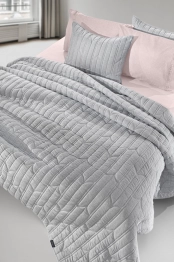 Σετ Κουβερλί Microfiber King 240x250εκ. Aurora Grey Guy Laroche