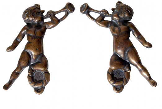 Σετ 2τμχ Ρόπτρα Πόρτας Μπρούτζινα Royal Art STL1671/1672