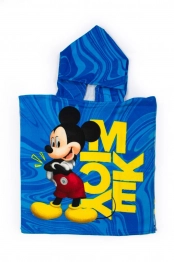 Πόντσο Παιδικό Microfiber 50x100εκ. Mickey 93 Blue Disney DimCol