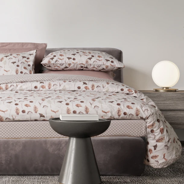 Σετ Σεντόνια Φανελένια Μονά 170x260εκ. Happy Flannel Line 9681 Beige-Brown Das Home