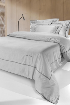 Σετ Σεντόνια Βαμβακερά King 270x280εκ. Elite Silver-Anthracite Guy Laroche