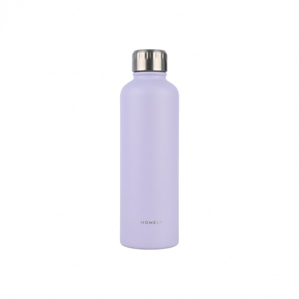 Θερμός-Μπουκάλι Ανοξείδωτο Flask Homely Lavender Fog 500ml-7x7x23εκ. Estia 01-32586