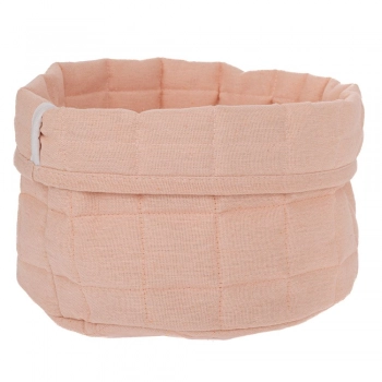 Καλάθι Υφασμάτινο Ροζ iliadis 24x15εκ. 93035