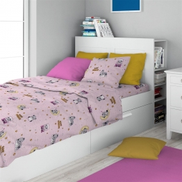 Σετ Σεντόνια 2τμχ Μονά 160x240εκ. Sweet Dreams 550 Pink DimCol