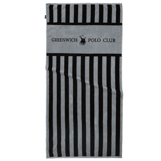 Πετσέτα Θαλάσσης Βαμβακερή 90x180εκ. Essential 5234 Grey Greenwich Polo Club