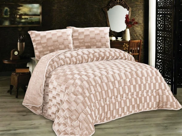 Κουβερτοπάπλωμα Fleece Υπέρδιπλο 220x240εκ. 1940 Mocha DimCol