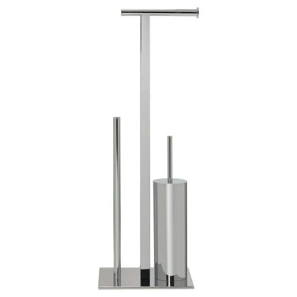 Πιγκάλ Με Χαρτοθήκη Μεταλλικό 27,5x19,8x73,5εκ. Squere Chrome Sealskin 362373618