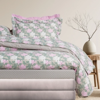 Σετ Σεντόνια Βαμβακερά King 260x280εκ. Daily 3175 Green-Pink Das Home
