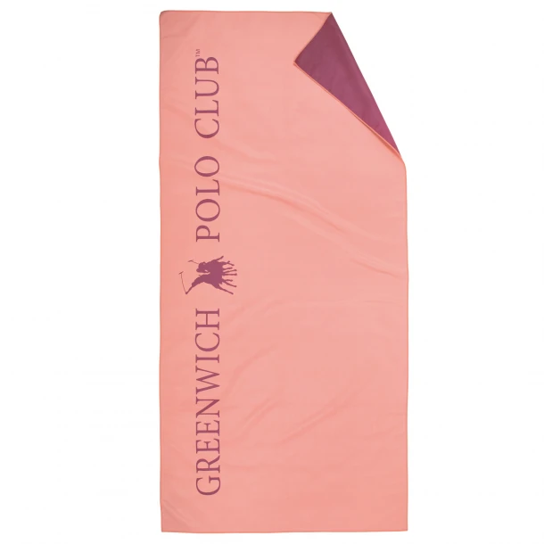 Πετσέτα Θαλάσσης Microfiber 80x170εκ. Essential 5211 Coral-Fuchsia Greenwich Polo Club