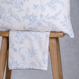 Σετ Σεντόνι Με 2 Μαξιλαροθήκες Polycotton Υπέρδιπλο Με Λάστιχο 160x200+32εκ. Sienna Blue Casual Line Mini Melinen 20006048