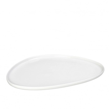 Πιατέλα Σερβιρίσματος Τρίγωνη Πορσελάνης Ιβουάρ Siders ESPIEL 30,5x22,8x1,4εκ. FUK158K4