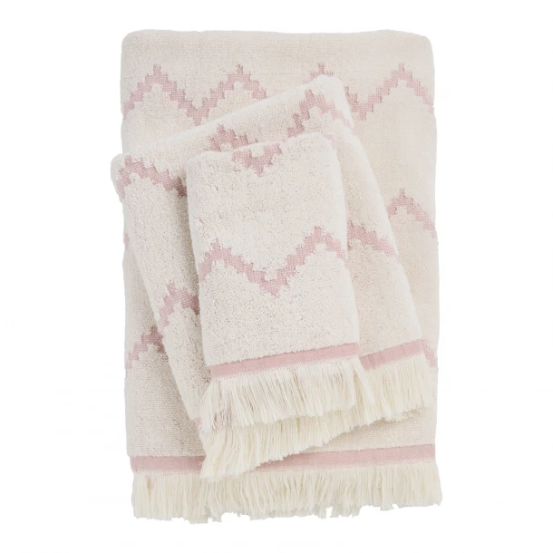 Σετ Πετσέτες 3τμχ Βαμβακερές Best 0871 Nude Das Home