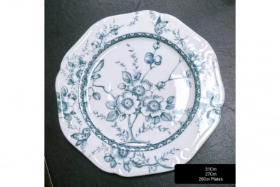 Πιάτο Ρηχό Πορσελάνης 27εκ. Tiffany Green Oriana Ferelli PR24324G01