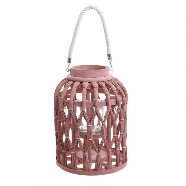 Φανάρι Ξύλινο inart 25x33εκ. 3-70-633-0005