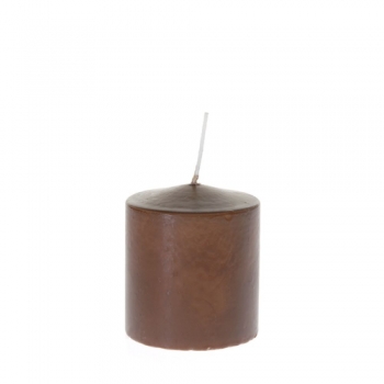 Κερί Παραφίνης Κύλινδρος Καφέ 7x8εκ. iliadis 33407