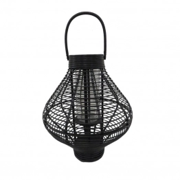 Φανάρι Bamboo Μαύρο Art Et Lumiere 44,5x50,5εκ. 14850