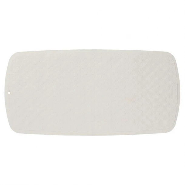 Ταπέτο Αντιολισθητικό Μπανιέρας Καουτσούκ 37x75εκ. Rubelle White Sealskin 313006410