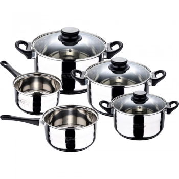 Σετ 8τμχ Μαγειρικά Σκεύη Ανοξείδωτα Toledo Bergner
