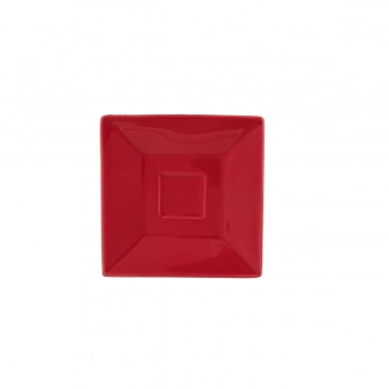 Πιατάκι Για Φλυτζάνι Espresso Πορσελάνης Κόκκινο Must Art Et Lumiere 12εκ. 06669