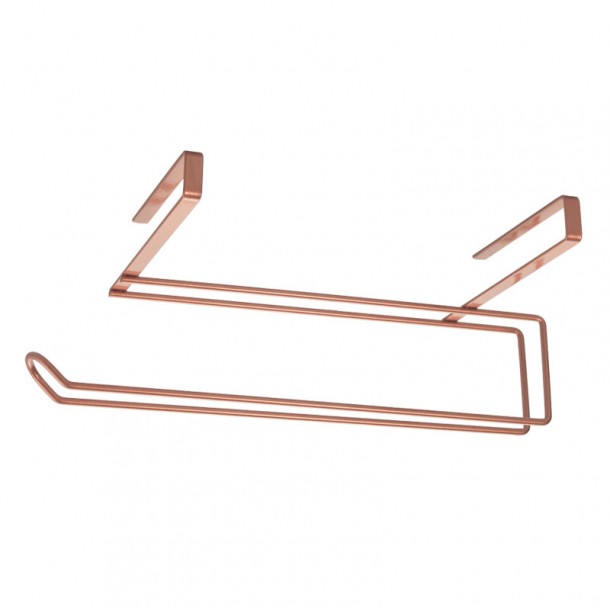 Θήκη Για Χαρτί Κουζίνας Ροζ-Χρυσό Easy Roll Polytherm Copper 35x18x10εκ. Metaltex 16-363635
