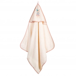 Κάπα Βαμβακερή Με Κέντημα Bebe 80x80εκ. Essential 8859 Pink Greenwich Polo Club