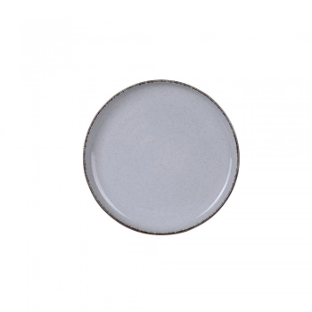 Πιάτο Ρηχό Φαγητού Πορσελάνης Grey 27εκ. Kutahya Porselen KXMOD27DU955