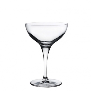 Ποτήρι Σαμπάνιας Σετ 6τμχ Κρυσταλλίνης Διάφανο Primeur NUDE 240ml-10,6x14,5εκ. NU67105-6