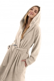 Μπουρνούζι Βαμβακερό Large Casual Natural Guy Laroche