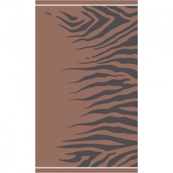 Πετσέτα Θαλάσσης Βαμβακερή Velour Brown 86x160εκ. Tiger Melinen 20004878