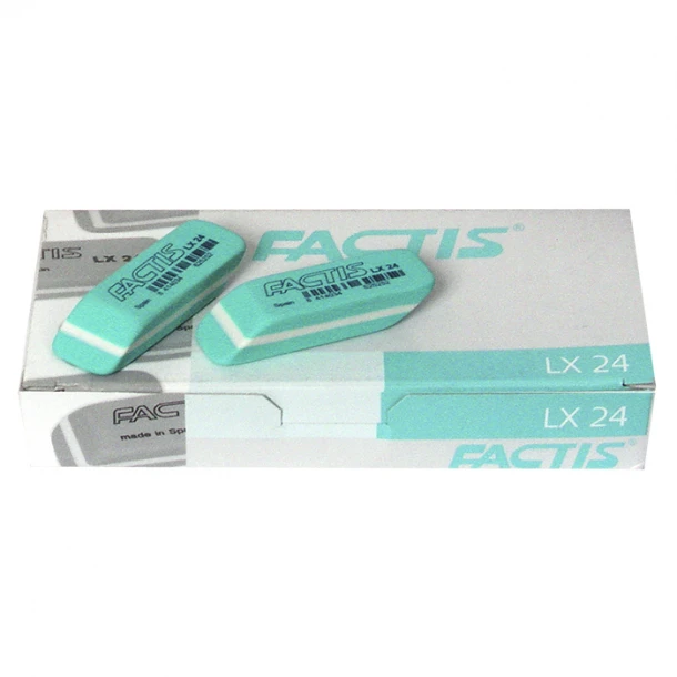 Γόμα Σετ 24τμχ Factis Πράσινη Diakakis 50-1568