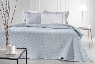Σετ Κουβερλί Microfiber Υπέρδιπλο 220x240εκ. Hamptons Blue Guy Laroche