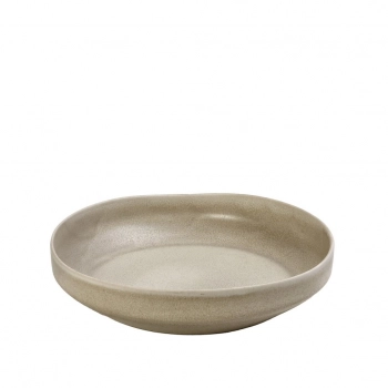 Πιάτο Βαθύ Stoneware Μπεζ ESPIEL Noah Nordic 23,5x23,5x5,4εκ. TAP103K2