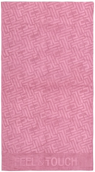Πετσέτα Θαλάσσης Polyester-Poliammide 90x170εκ. Feel & Touch Icon Wild Rose