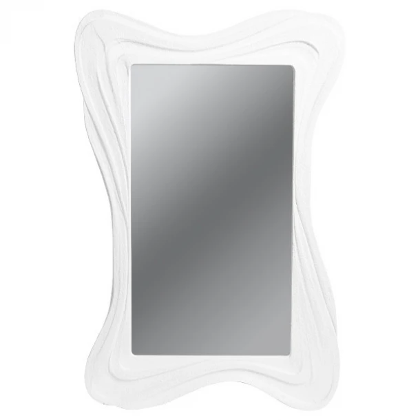 Καθρέπτης Τοίχου Ξύλινος Λευκός 60x3x89,5εκ. ESTHETI 811-30009