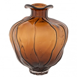 Βάζο Γυάλινο Καφέ Φ26x30εκ. iliadis 91690