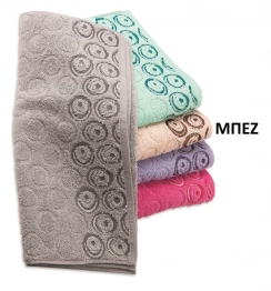 Πετσέτα Βαμβακερή Ζακάρ Μεμονωμένη Σώματος 70x140εκ. Zero Twist Ουρανία Μπεζ DimCol