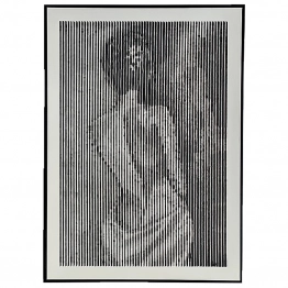 Πίνακας Ξύλινος-Γυάλινος Γυναικεία Φιγούρα 90x120εκ. Art Et Lumiere 90116